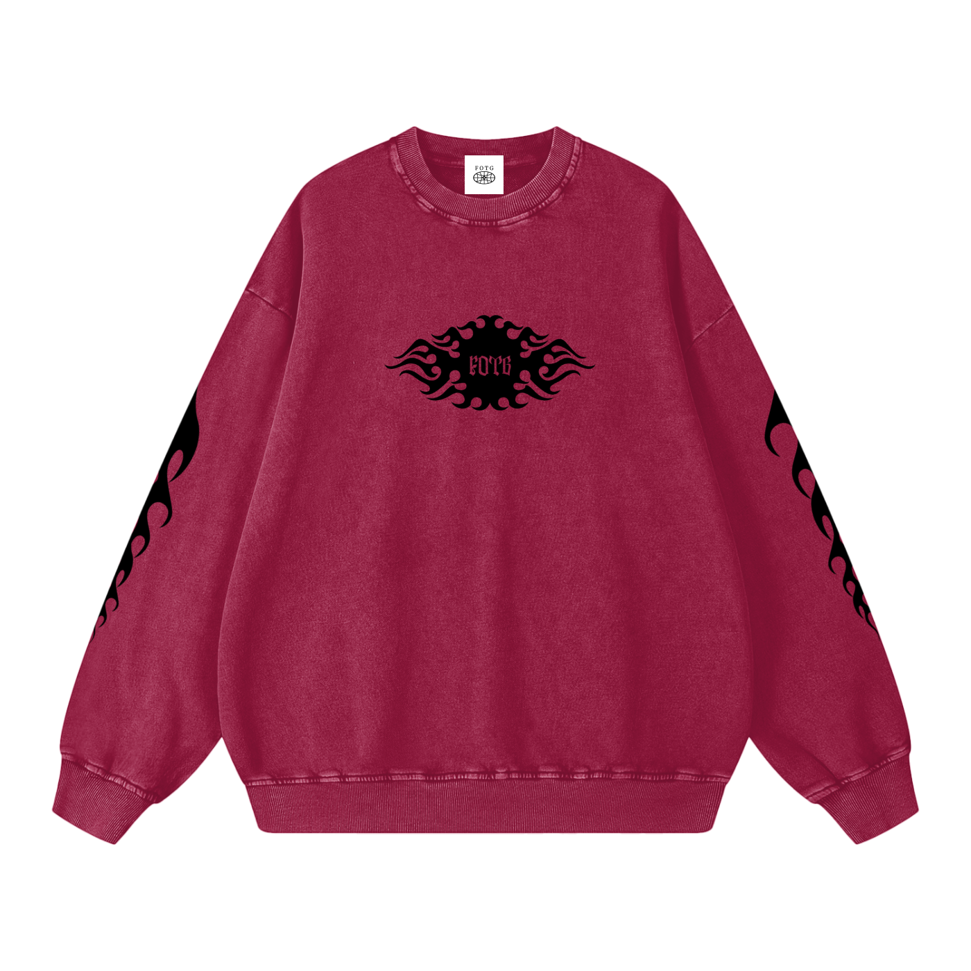 Snow Washed Oversized Sweatshirt